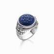 Ring ethno skulls blue from the  collection in the THOMAS SABO online store
