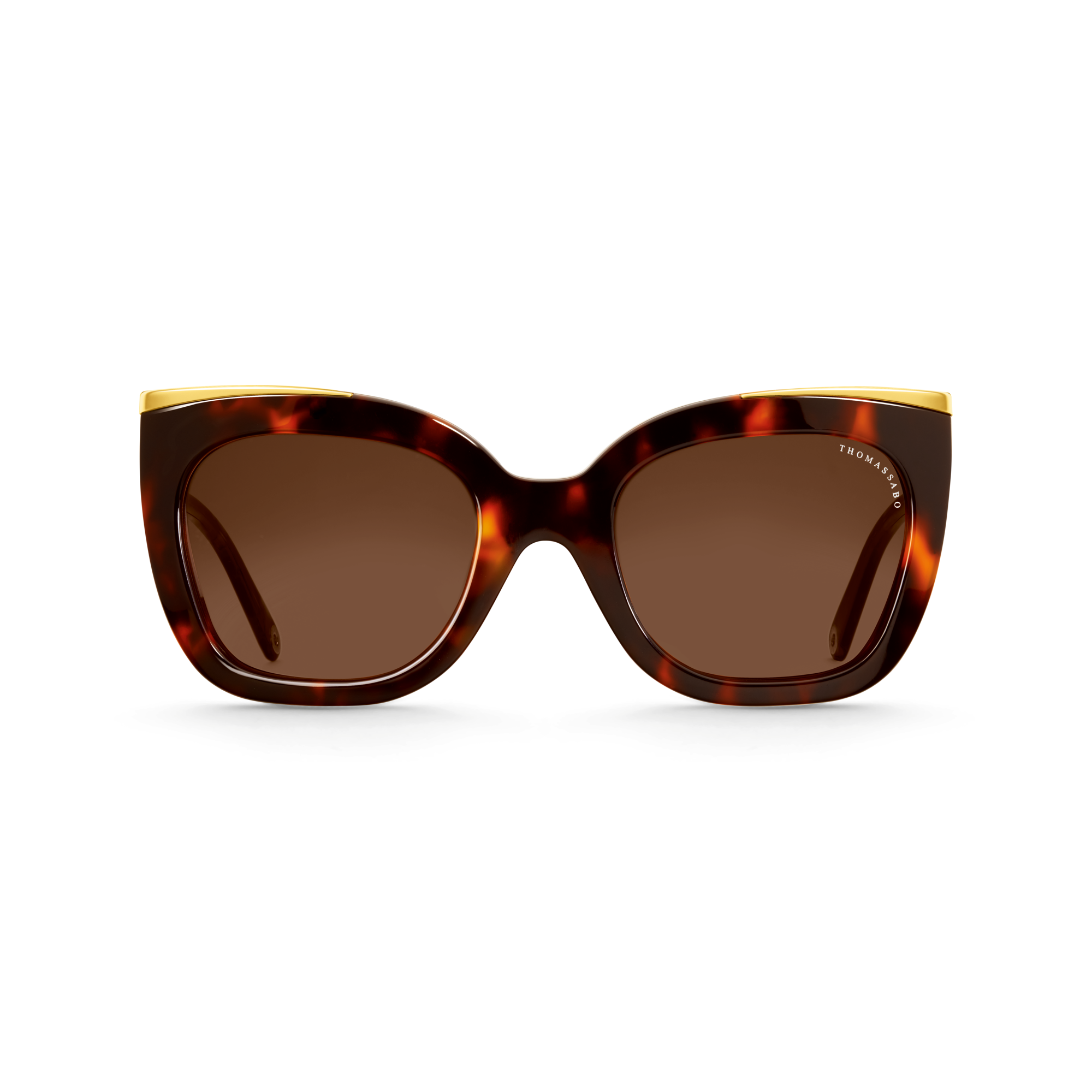 Thomas Sabo Sonnenbrille Audrey Cat-Eye Havanna mehrfarbig E0017-172-100-A