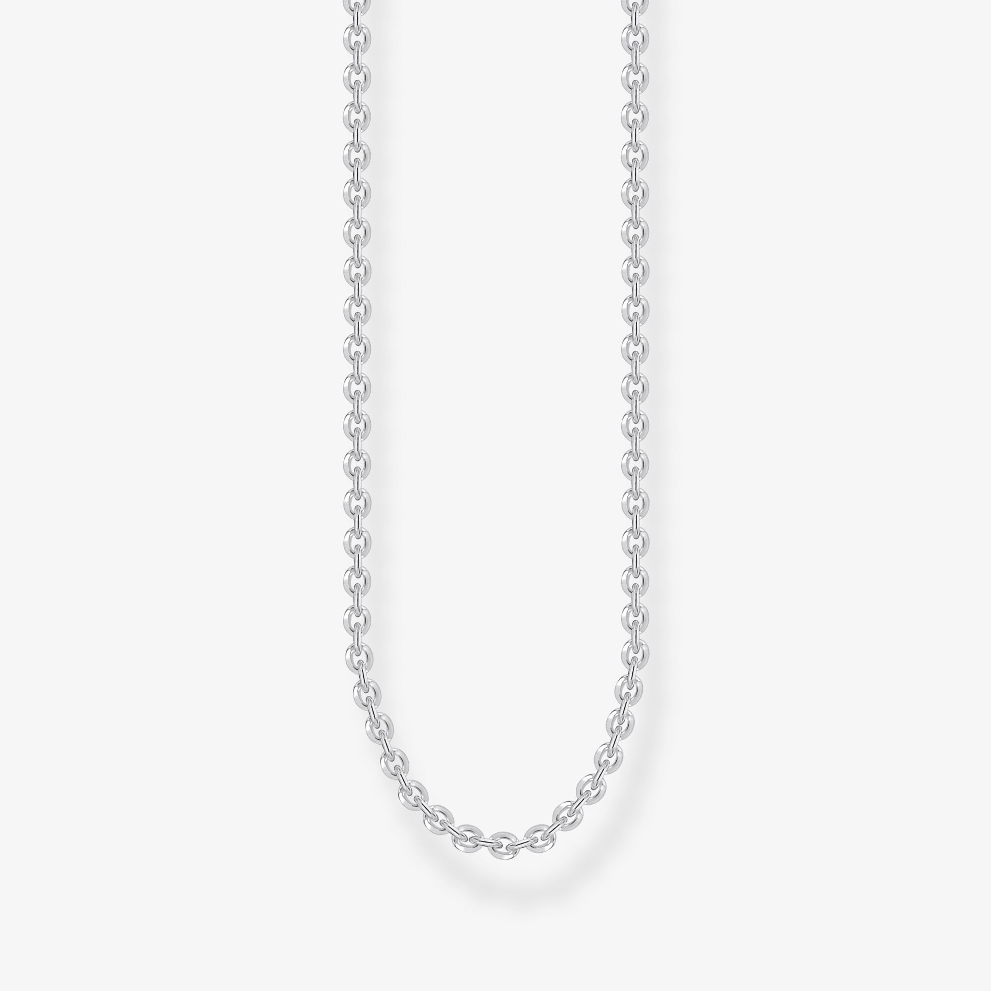 THOMAS SABO Collier d'ancre en argent épaisseur 2,00 mm (0,08 Inch), Argent sterling, Taille: 45 cm, Unisex
