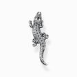 Halsbandsh&auml;nge - Krokodil med svarta och gr&ouml;na stenar - Sv&auml;rtat silver ur kollektionen  i THOMAS SABO:s onlineshop