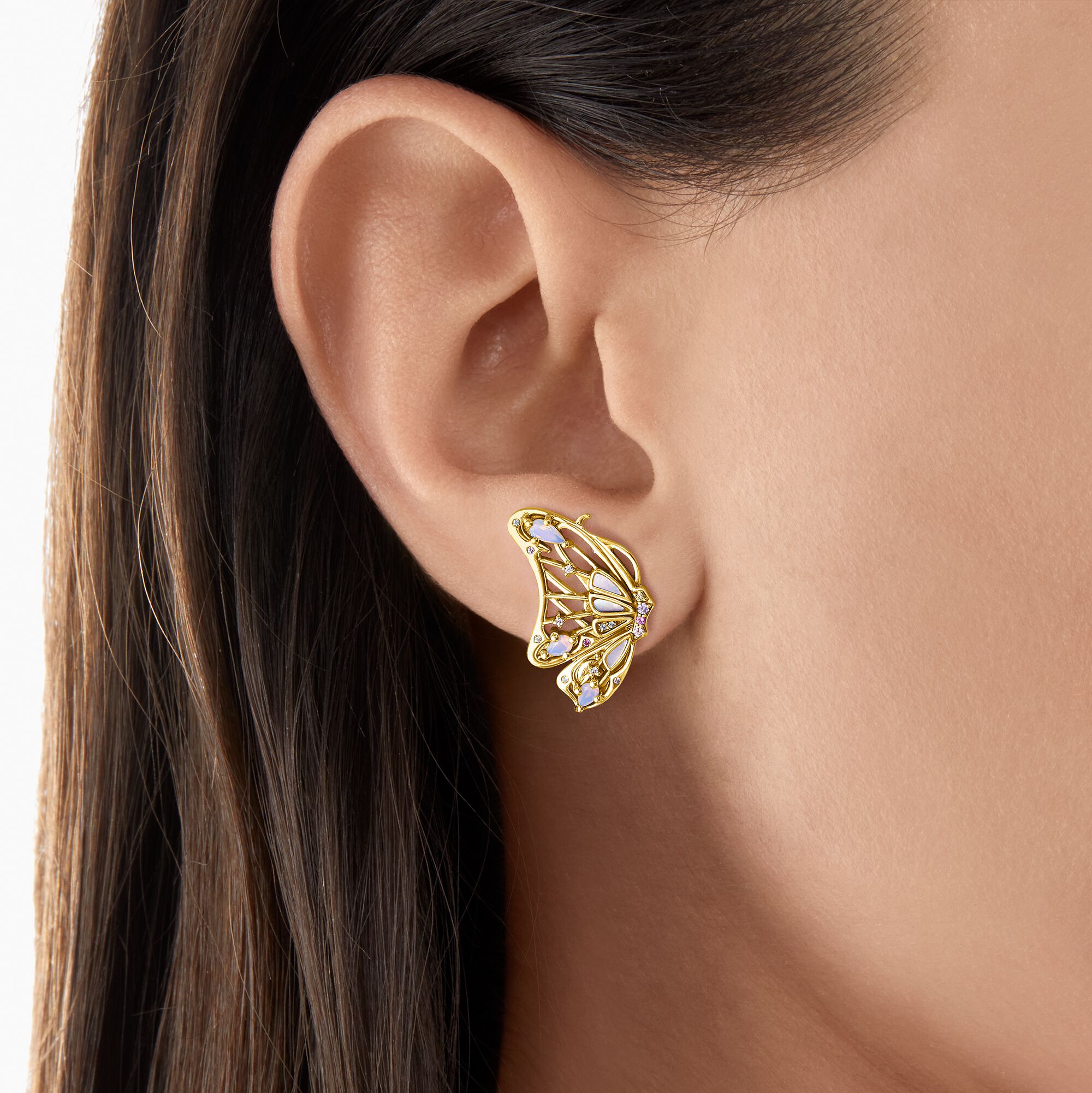 Pendientes mariposa oro - Joyería inspirada en la naturaleza