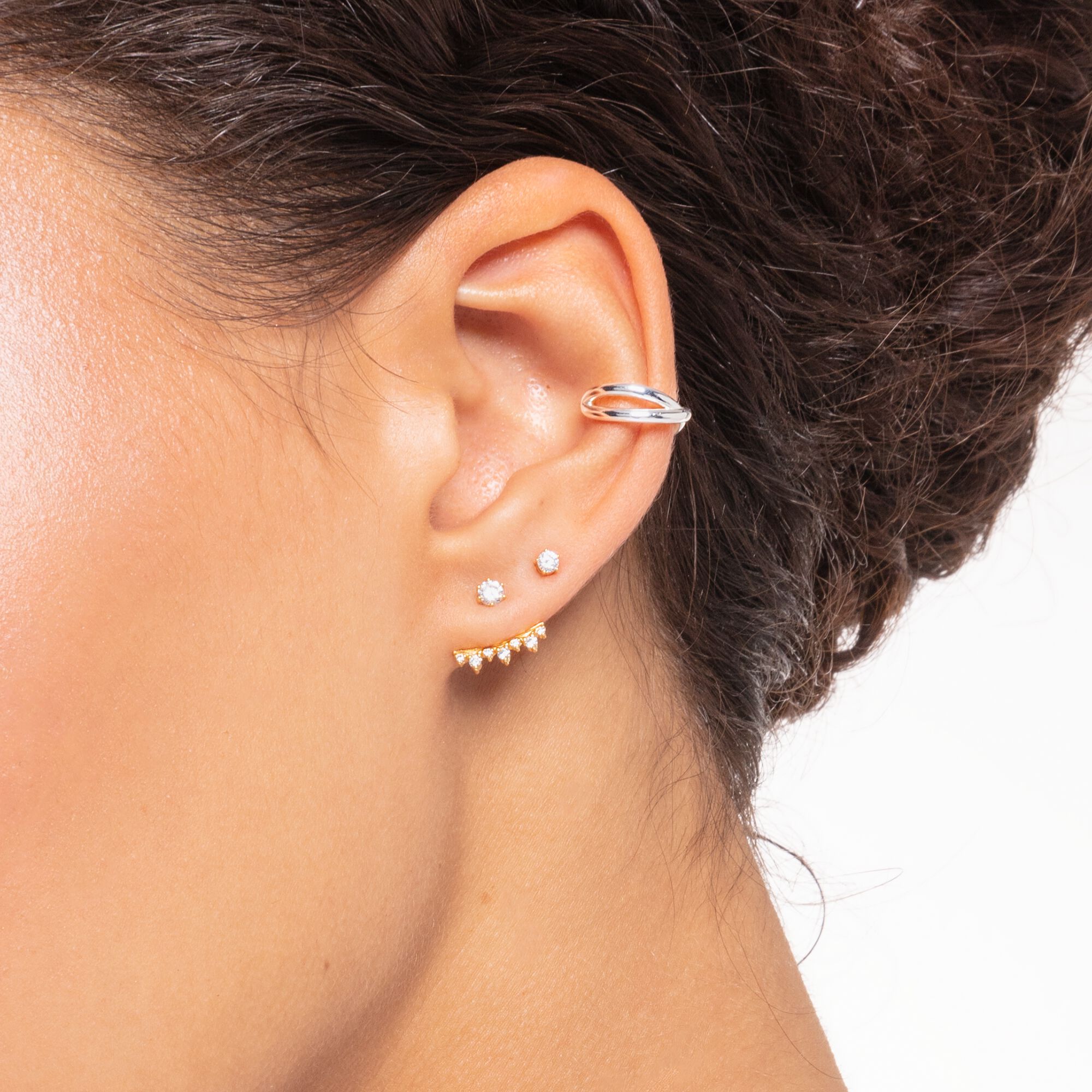 & gold in THOMAS earring Ear jacket SABO │ vintage-inspired