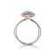 Solitaire ring blue from the  collection in the THOMAS SABO online store