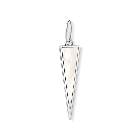Earring mother of pearl triangle from the Charm Club collection in the THOMAS SABO online store