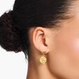 Ohrringe mit M&uuml;nzanh&auml;nger vergoldet aus der  Kollektion im Online Shop von THOMAS SABO