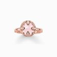 Solitaire ring pink lotos from the  collection in the THOMAS SABO online store