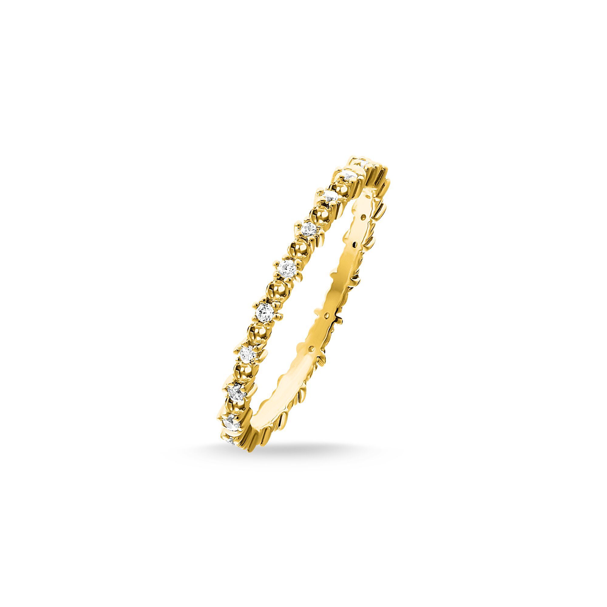 Ring Dots With White Stones Tr2153 414 14 2 Thomas Sabo