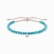 Bracelet turquoise pearls with white stone from the Charming Collection collection in the THOMAS SABO online store