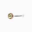 Solitaire ring green lotos blossom from the  collection in the THOMAS SABO online store
