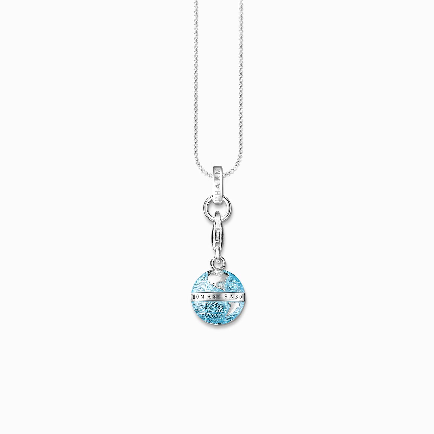 Charm necklace globe from the Charm Club collection in the THOMAS SABO online store