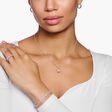 Necklace with pink stone silver from the  collection in the THOMAS SABO online store