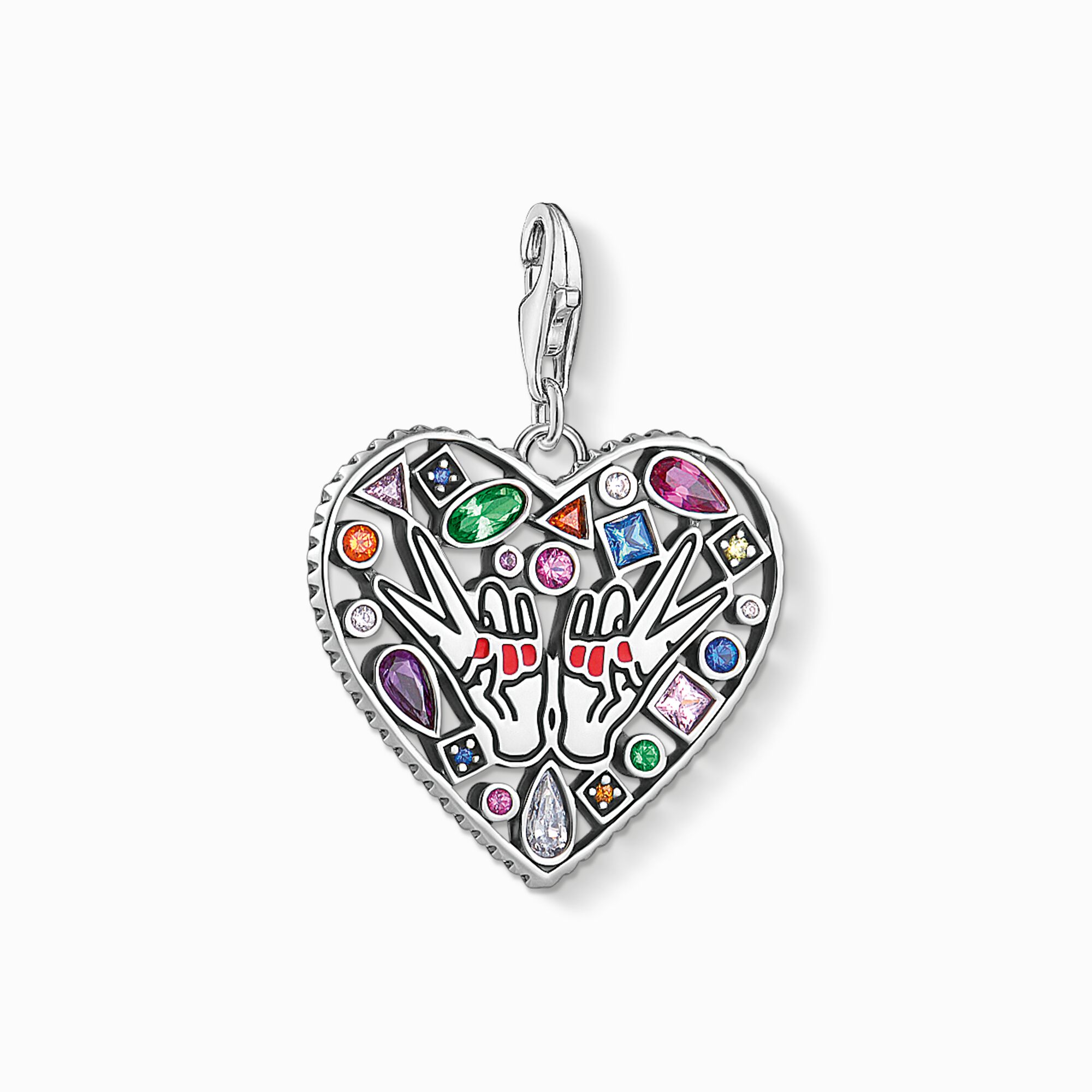Charm pendant love from the Charm Club collection in the THOMAS SABO online store