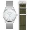 SET CODE TS montre blanche et bracelet kaki de la collection  dans la boutique en ligne de THOMAS SABO