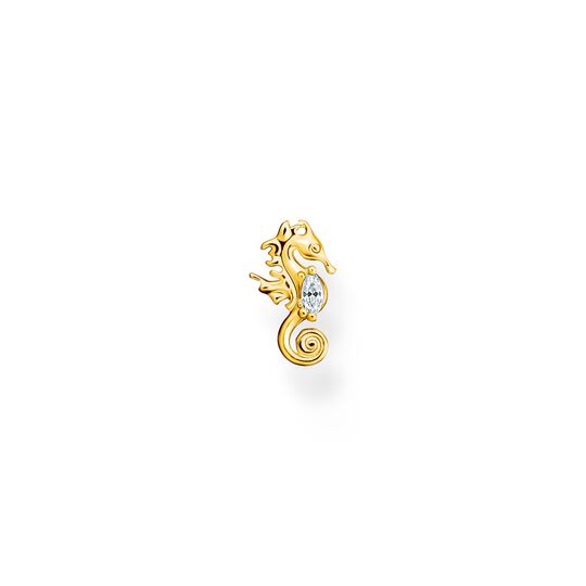 Clou d&#39;oreille unique hippocampe or de la collection Charming Collection dans la boutique en ligne de THOMAS SABO