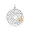 Pendant labyrinth with golden star from the  collection in the THOMAS SABO online store