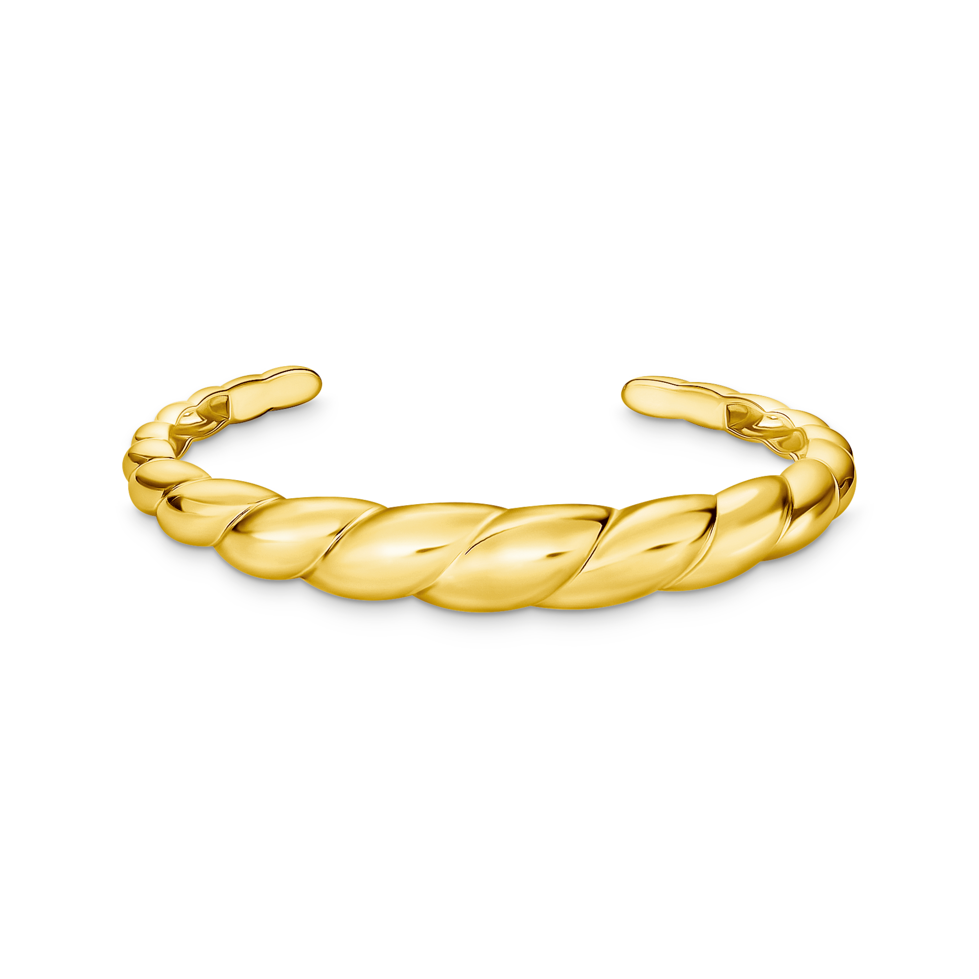 Thomas Sabo Armreif organische Formen vergoldet gelbgoldfarben AR119-413-39-L16