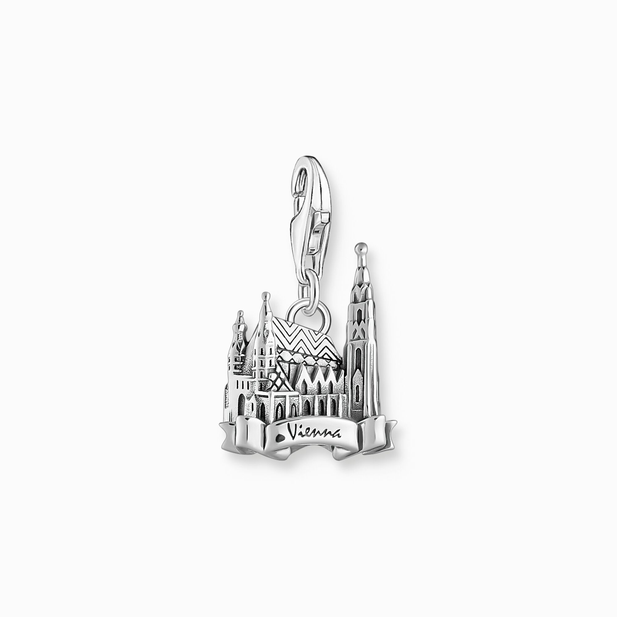 Charm pendant St. Stephen&#39;s Cathedral silver from the Charm Club collection in the THOMAS SABO online store