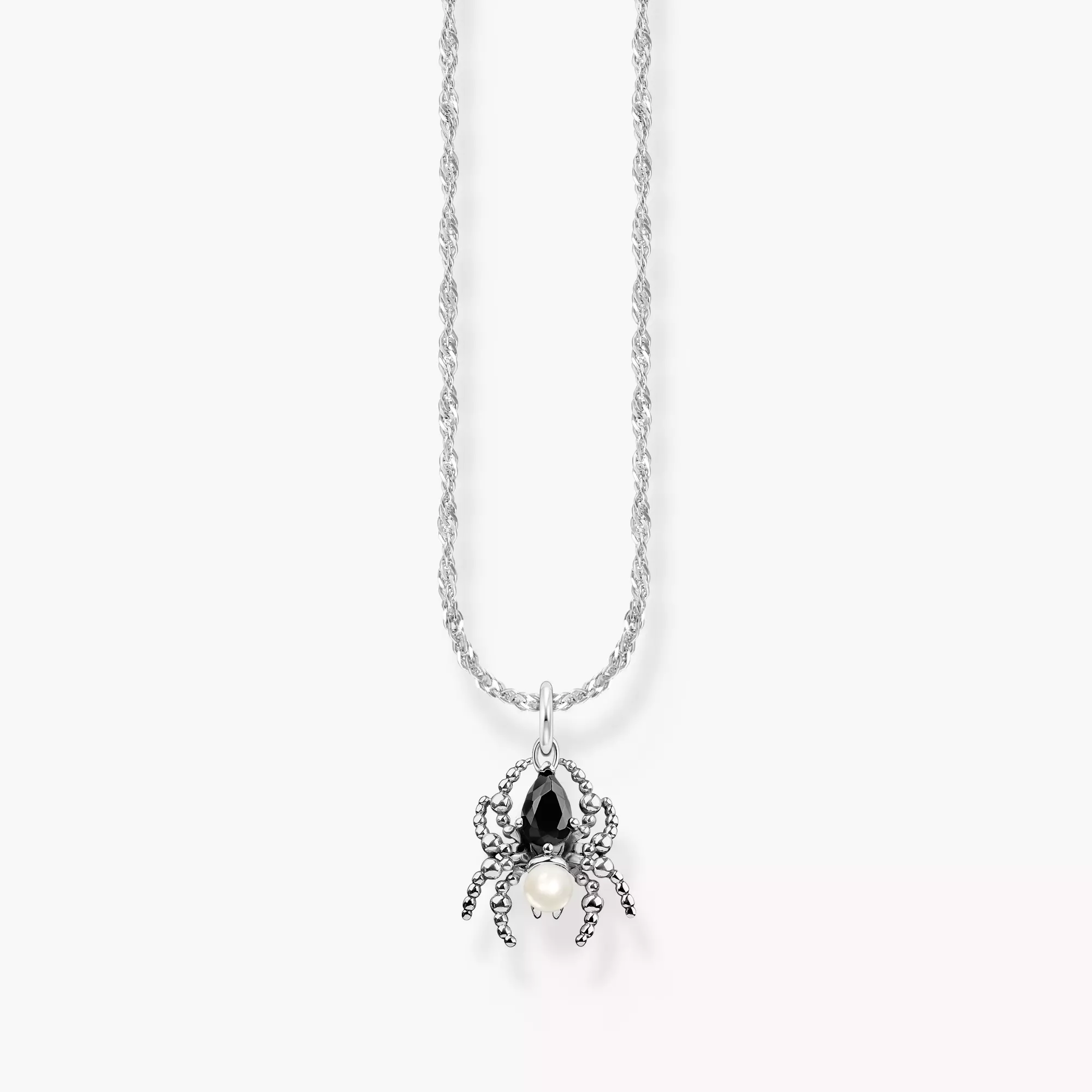 Silver necklace Romance with spider pendant | THOMAS SABO