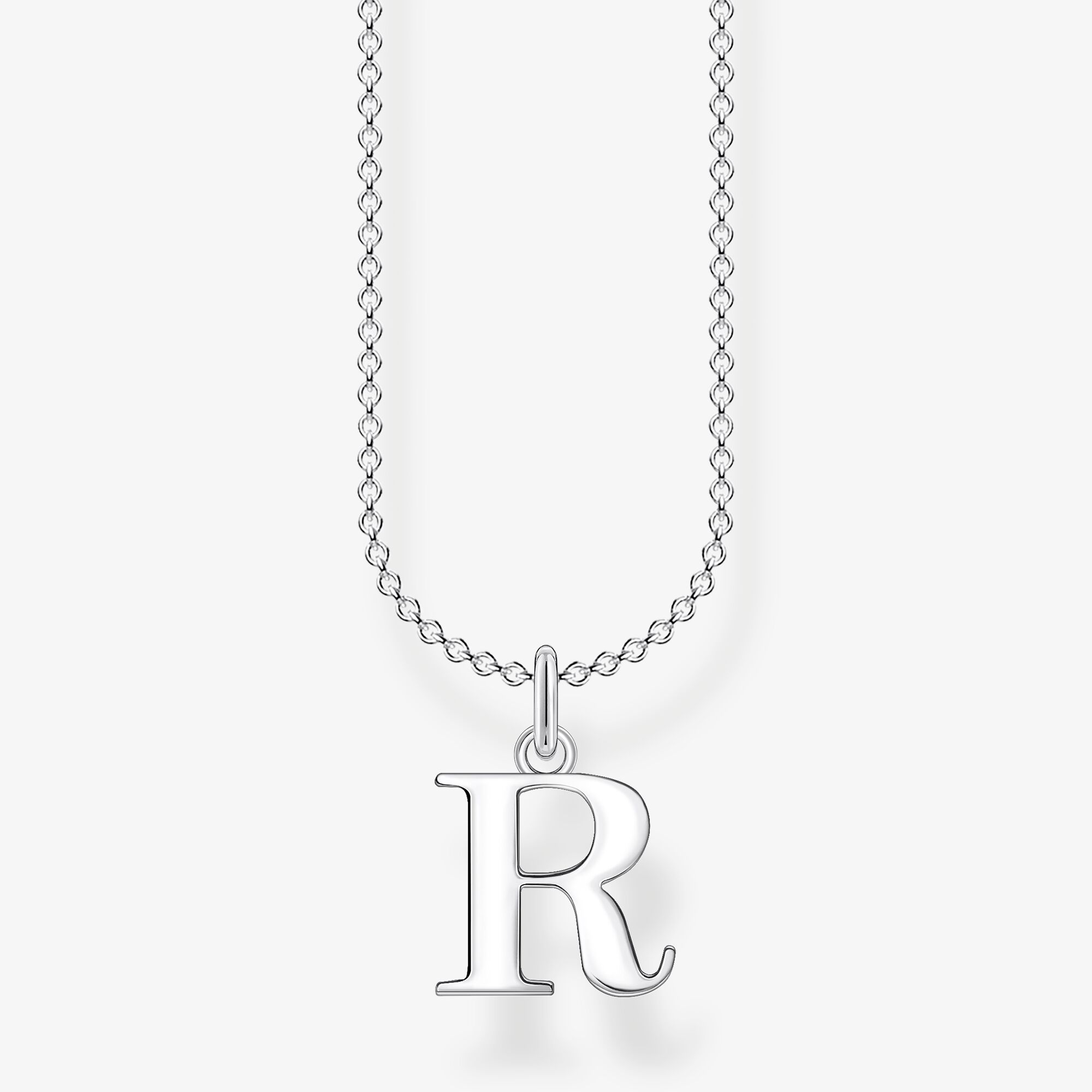 THOMAS SABO Kette Buchstabe R, Sterlingsilber, Größe: 45 cm, Damen