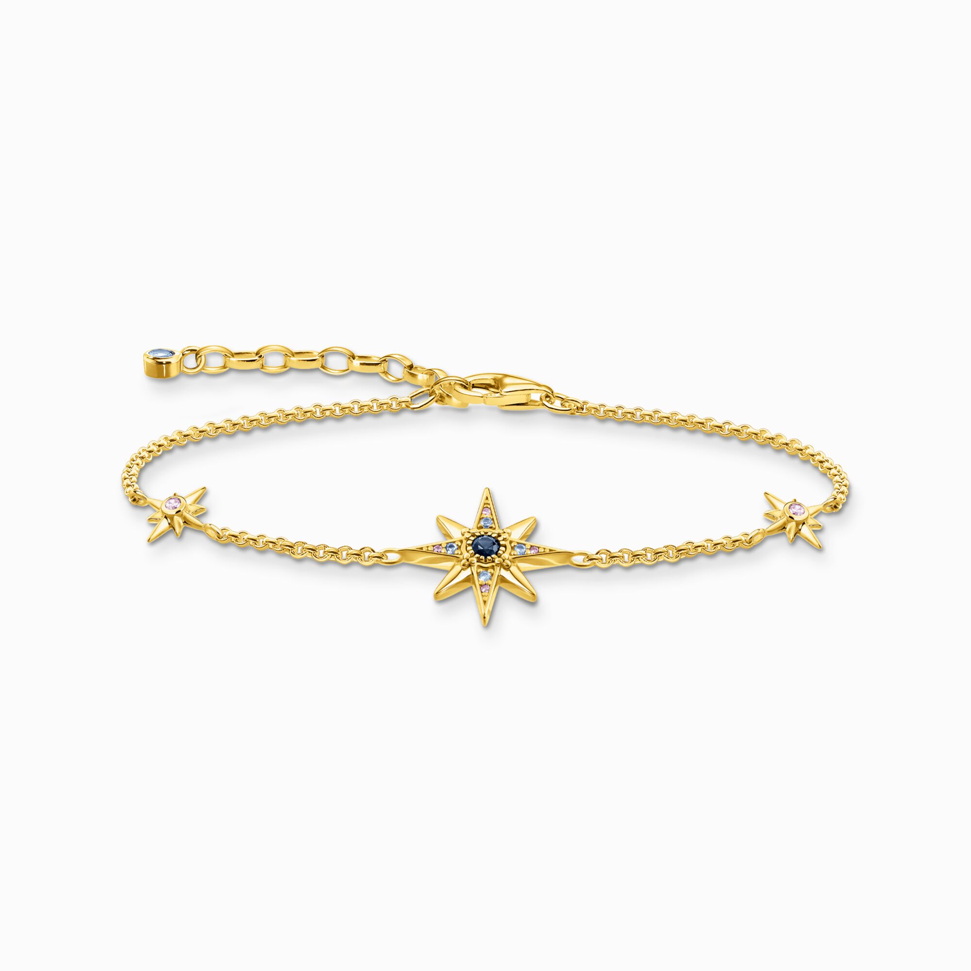 Pulsera Royalty estrella con piedras oro de la colección  en la tienda online de THOMAS SABO