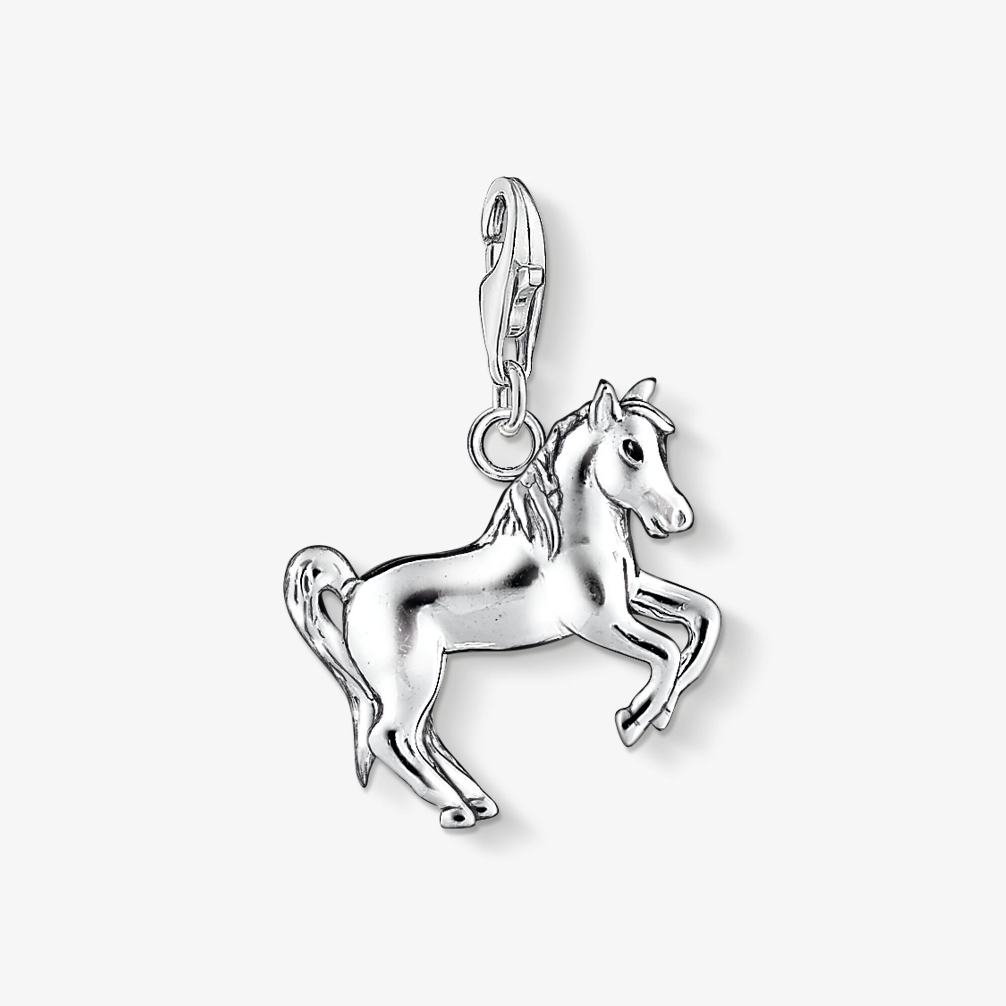 THOMAS SABO Pendentif Charm cheval Argent sterling, Taille: one size, pour femme