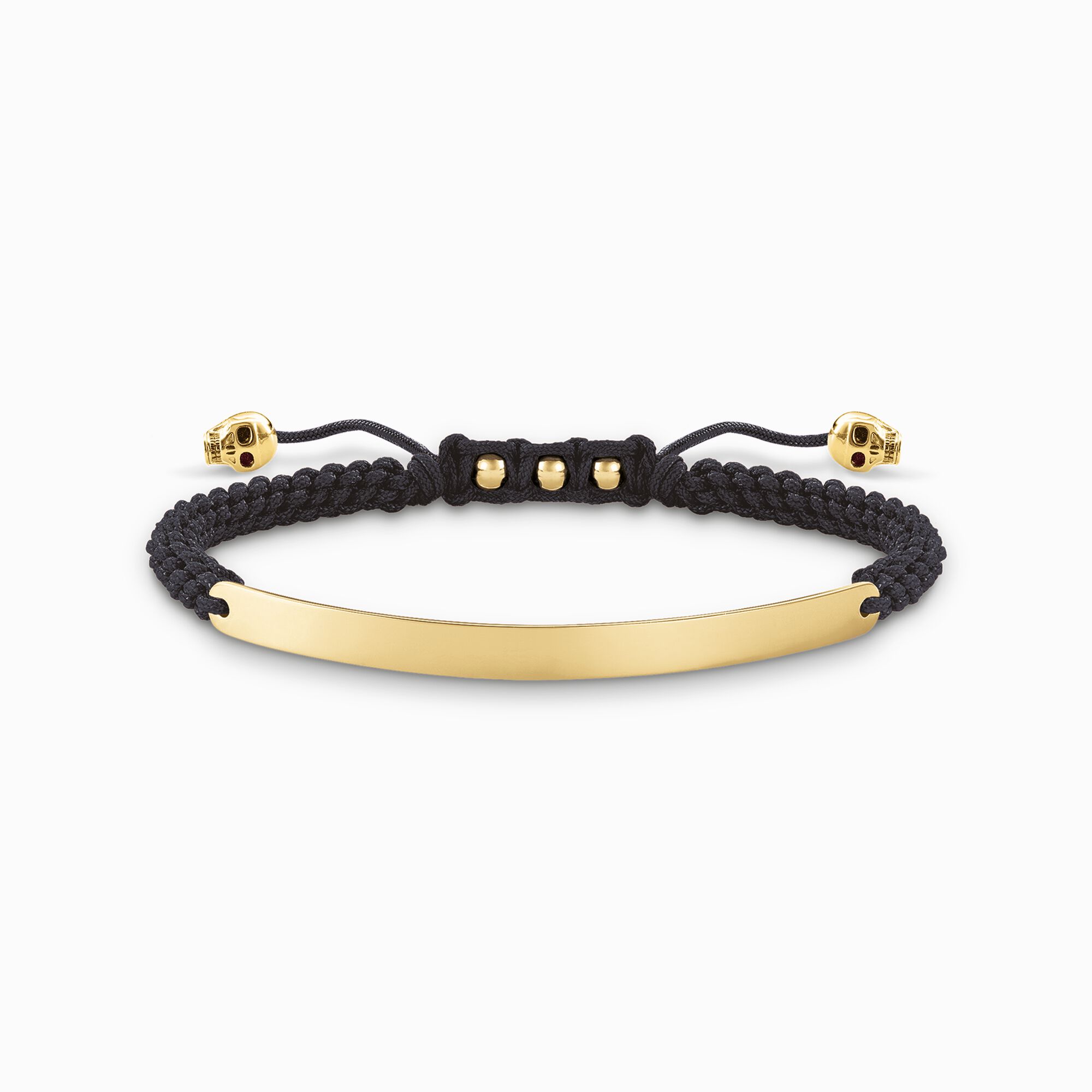 Bracelet black skull from the  collection in the THOMAS SABO online store