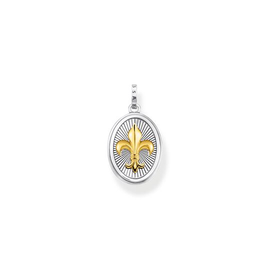 Pendant fleur-de-lis gold from the  collection in the THOMAS SABO online store