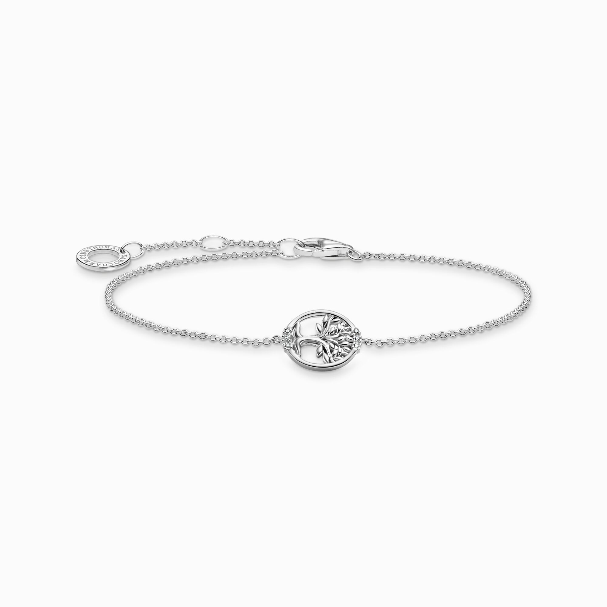 Bracelet Tree of Love with white stones silver from the Charming Collection collection in the THOMAS SABO online store