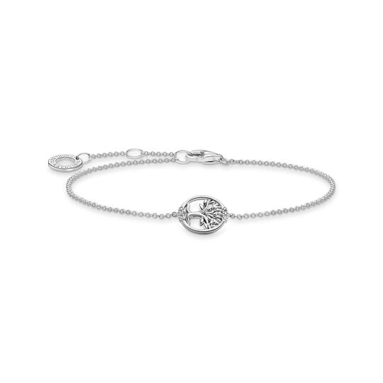 Bracelet Tree of Love with white stones silver from the Charming Collection collection in the THOMAS SABO online store