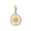 Charm pendant sun small from the Charm Club collection in the THOMAS SABO online store