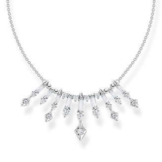 Necklace with winter sun rays silver from the  collection in the THOMAS SABO online store