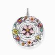 Colgante amuleto flores piedras de colores plata de la colección  en la tienda online de THOMAS SABO