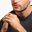 Ring mit schwarzen Steinen silber aus der  Kollektion im Online Shop von THOMAS SABO