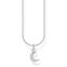 Necklace moon pav&eacute; silver from the Charming Collection collection in the THOMAS SABO online store