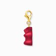 THOMAS SABO x HARIBO: Charm Rojo, dorado de la colección Charm Club en la tienda online de THOMAS SABO