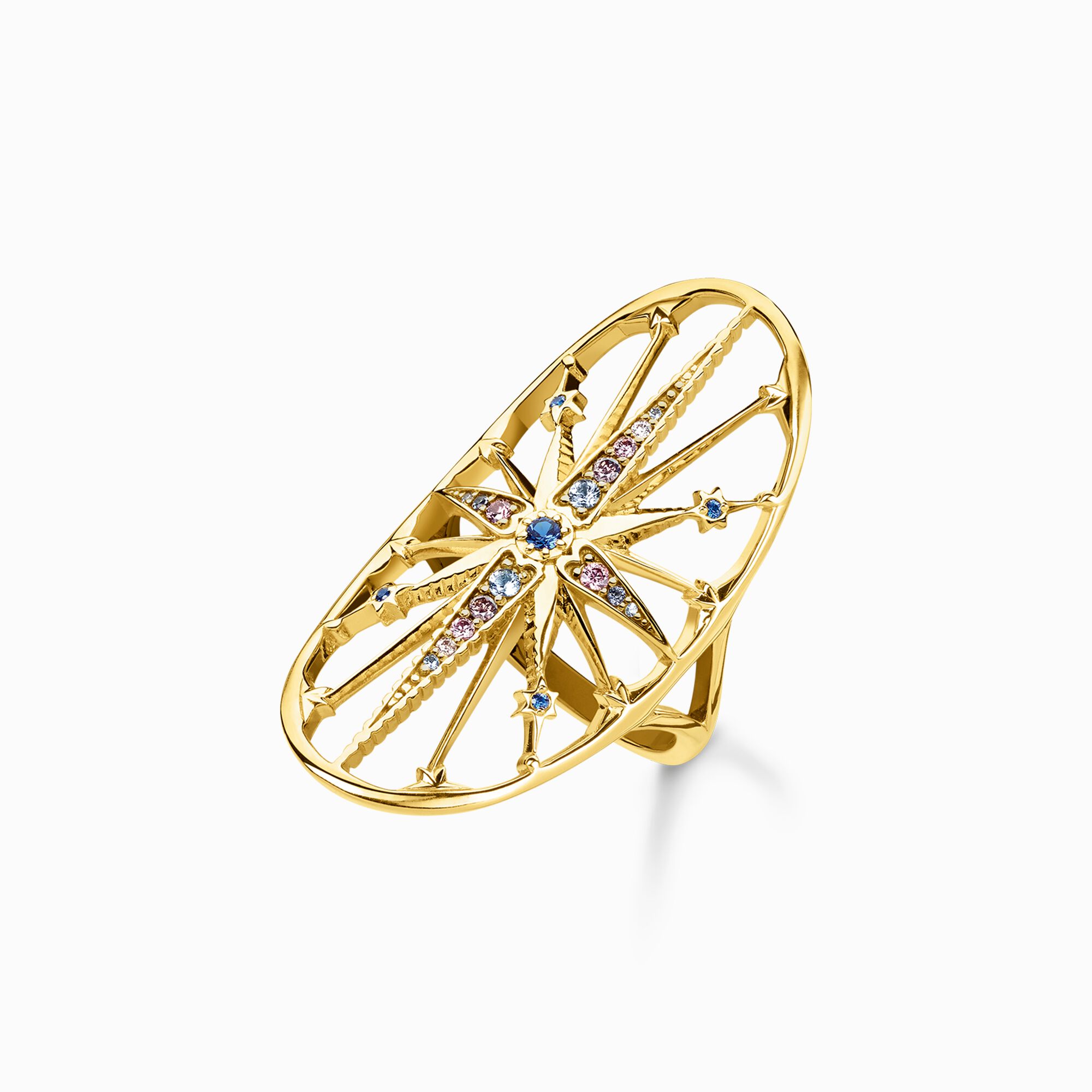 Ring royalty star gold from the  collection in the THOMAS SABO online store