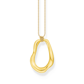 Gold-plated necklace with pendant Natural Beauty from the  collection in the THOMAS SABO online store