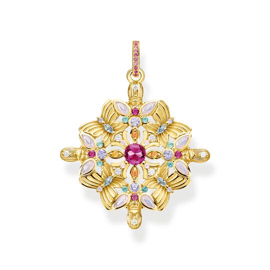 Pendant amulet kaleidoscope butterfly gold from the  collection in the THOMAS SABO online store