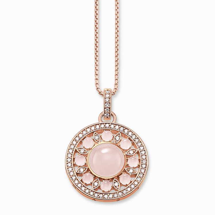 Necklace pink ornament from the  collection in the THOMAS SABO online store