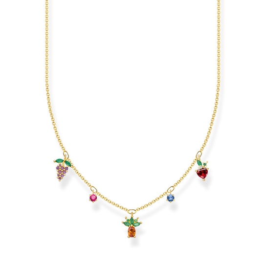 Necklace colorful fruits gold from the Charming Collection collection in the THOMAS SABO online store