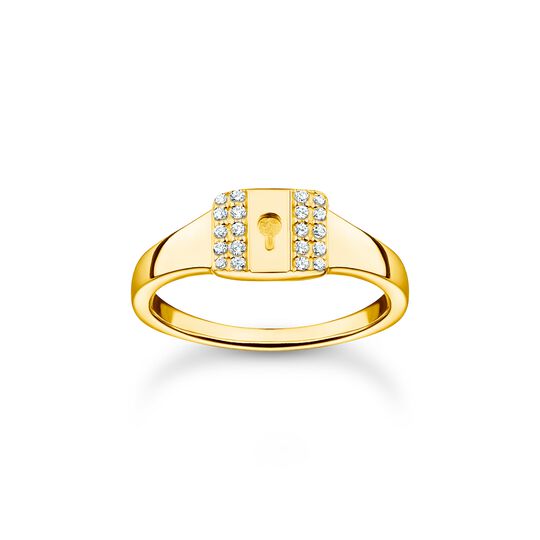 Ring lock gold from the Charming Collection collection in the THOMAS SABO online store