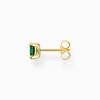Pendiente de bot&oacute;n con piedra verde oro de la colección Charming Collection en la tienda online de THOMAS SABO