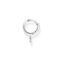 Single hoop earring with moon pendant silver from the Charming Collection collection in the THOMAS SABO online store