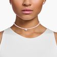 Choker heart with beads of rose quartz from the Charming Collection collection in the THOMAS SABO online store
