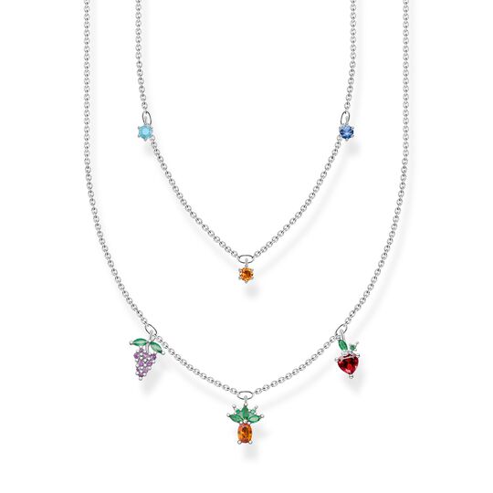 Necklace colourful fruits silver from the Charming Collection collection in the THOMAS SABO online store