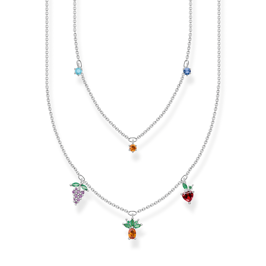 Necklace colorful fruits silver from the Charming Collection collection in the THOMAS SABO online store