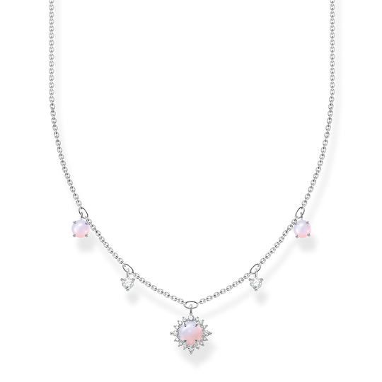 Necklace vintage shimmering pink opal-coloured stone from the Charming Collection collection in the THOMAS SABO online store