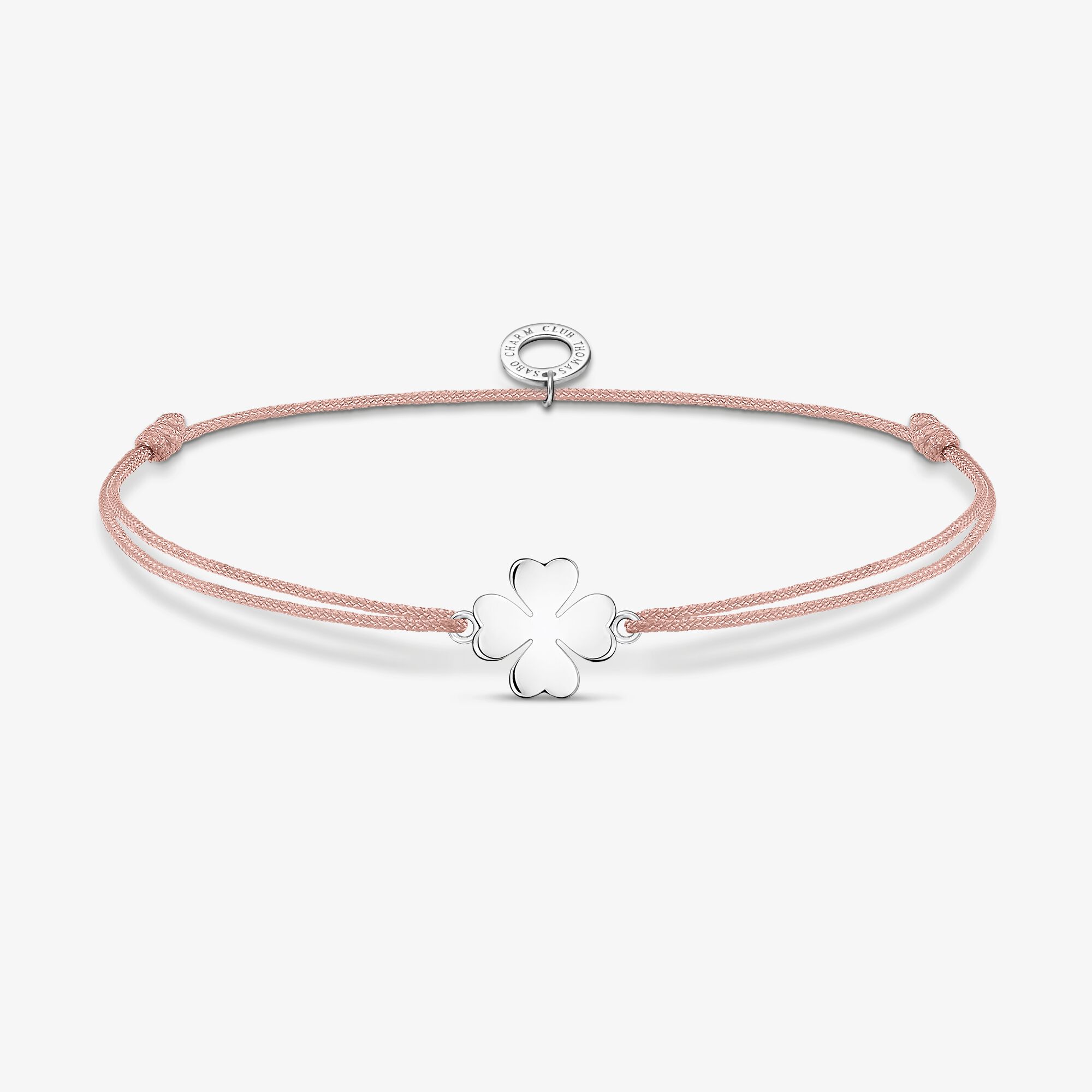 THOMAS SABO Bracelet Little Secret trèfle, Argent sterling, Taille: 20 cm, femme