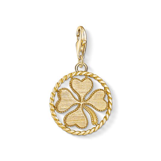 Charm pendant disc cloverleaf from the Charm Club collection in the THOMAS SABO online store