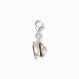 Charm pendant viennese coffee house with white stone silver from the Charm Club collection in the THOMAS SABO online store